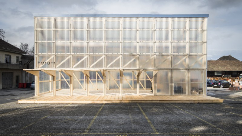 Forum亭，瑞士， Giona Bierens de Haan Architectures