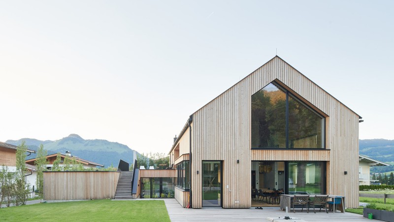 Contrasting Minimalism之家，奥地利， SNOW ARCHITEKTUR