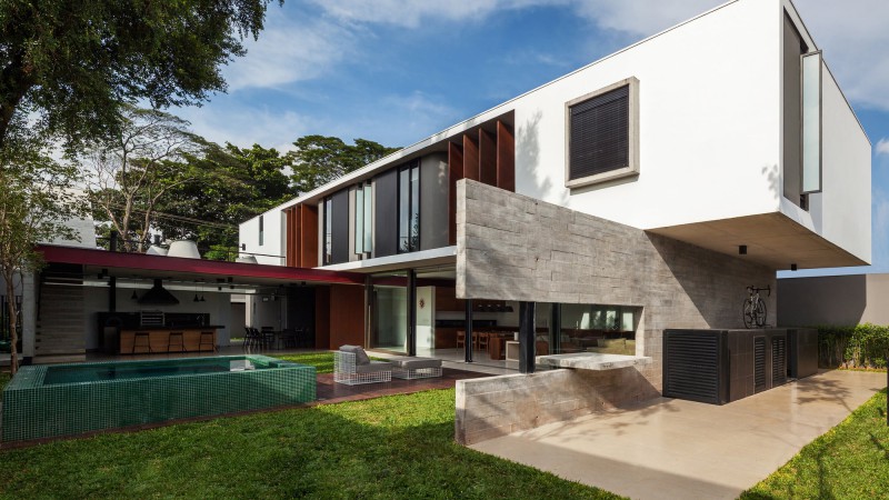 Planalto 之家，巴西， FCstudio