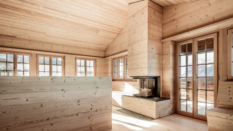 翻新度假屋 ，瑞士，dolmus Architekten