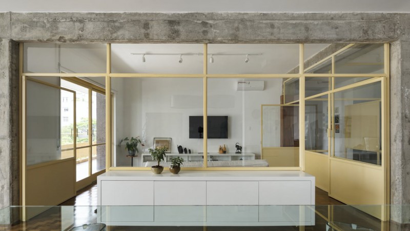 普鲁登西亚公寓的翻新工程 ，巴西，Messina | Rivas