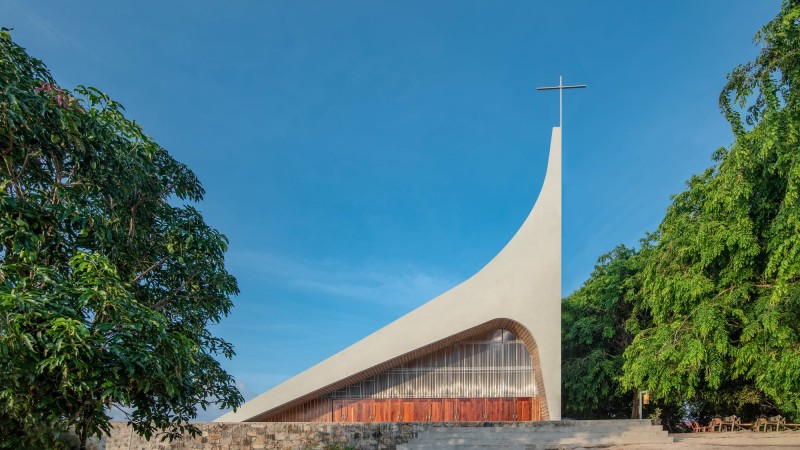 Stasi Santa Maria Karunia Bakti 教堂，印度尼西亚，Studio Lawang