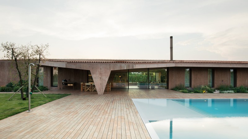 带泳池的房子 ，意大利， MIDE architetti