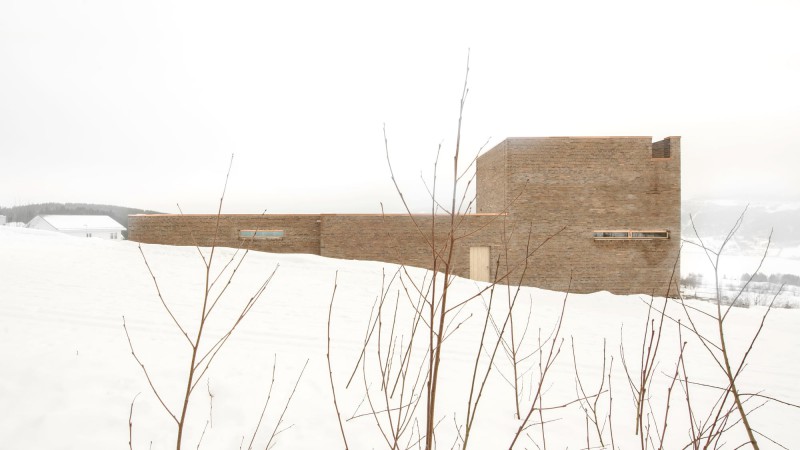 带塔楼的砖屋 ，挪威， Sanden+Hodnekvam Architects