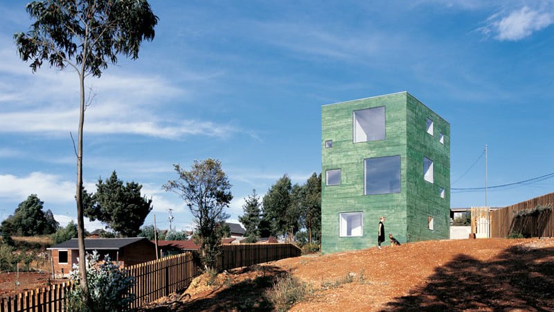 Fosc 之家，智利， Pezo von Ellrichshausen