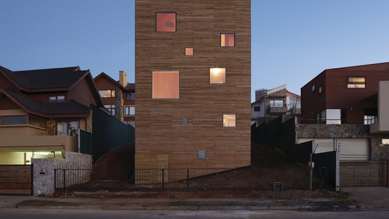 Gago 之家，智利， Pezo von Ellrichshausen