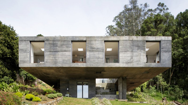 Guna 之家，智利， Pezo von Ellrichshausen