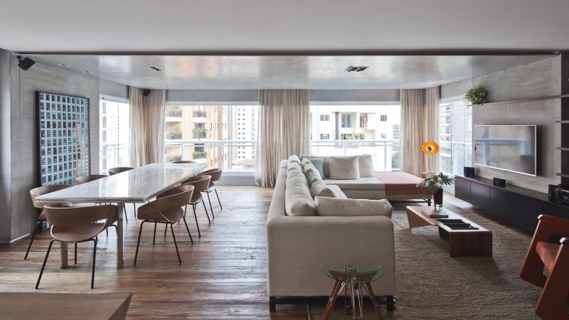 JAff 公寓，巴西， Meireles + Pavan Arquitetura