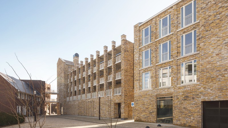 Julianaplein 社会住房，荷兰， Martens Willems & Humblé Architecten