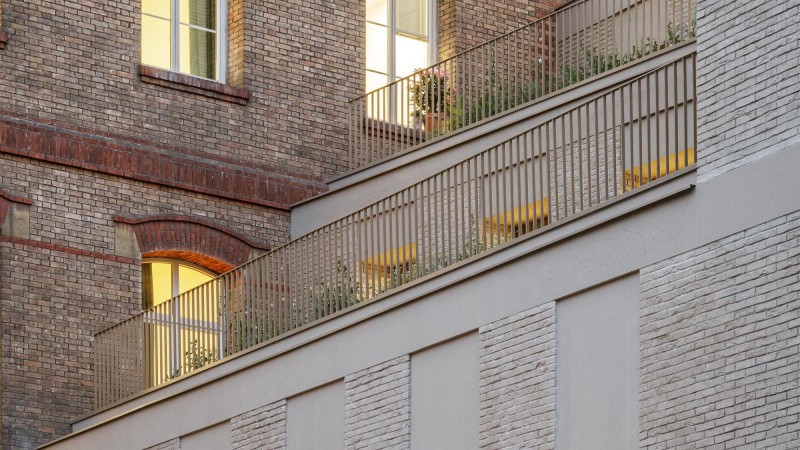 Notre-Dame des Oiseaux 高中扩建 ，巴黎， Bien Urbain - Atelier d'architecture + Fayolle Pilon architectes associés