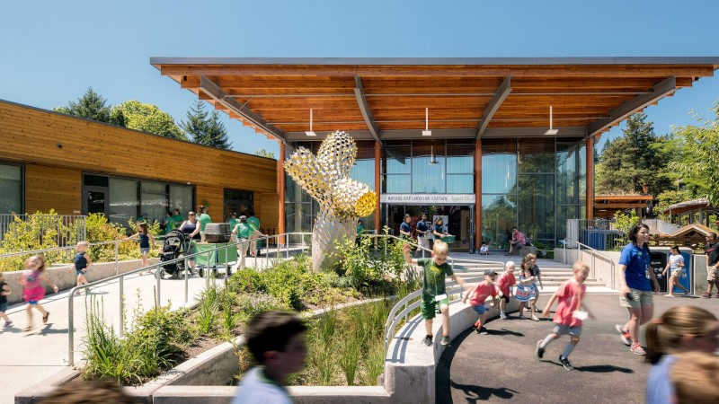 Oregon动物园教育中心，美国， Opsis Architecture