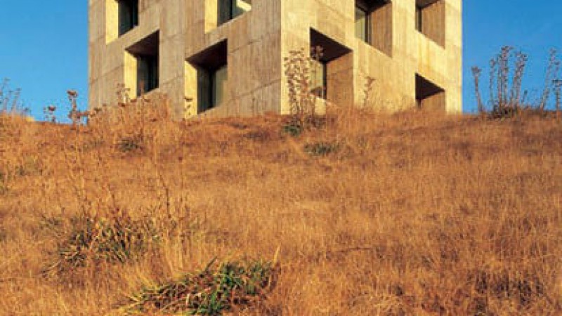 Poli 之家，智利， Pezo von Ellrichshausen