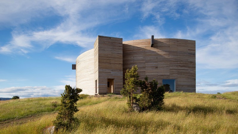 Rode 之家，智利， Pezo von Ellrichshausen