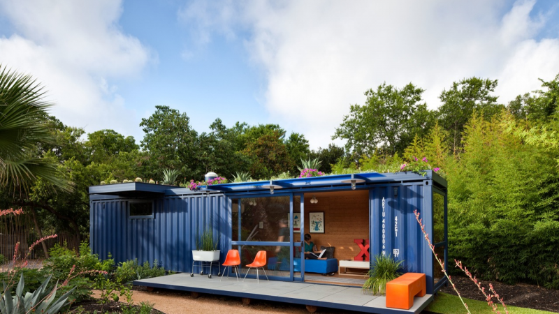 集装箱旅馆 ，美国， Poteet Architects