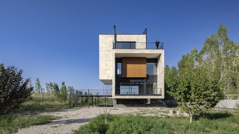 5*5*5花园式住宅，伊朗，White Cube Atelier