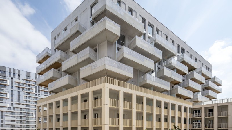 77 Housing Units ，法国， CoBe Architecture & Paysage