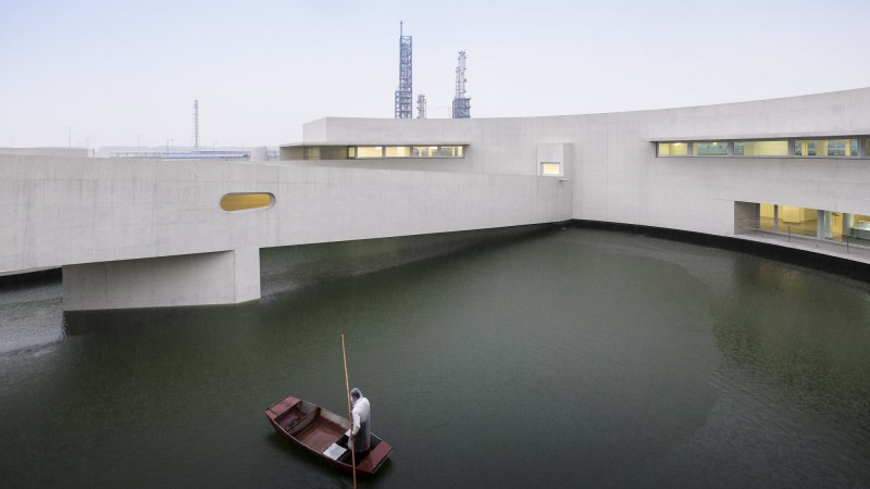 水上建筑 ，淮安， Álvaro Siza + Carlos Castanheira