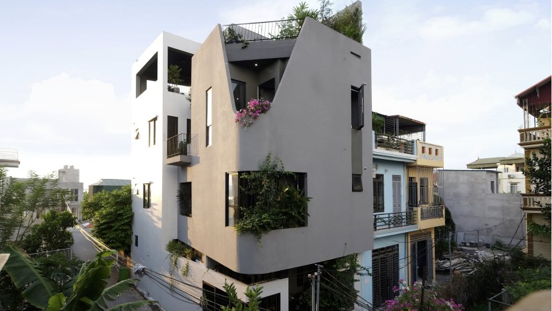 Cobblestone 之家，越南， 1+1>2 Architects