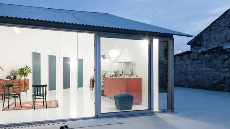 Curved Wall 住宅，葡萄牙， fala