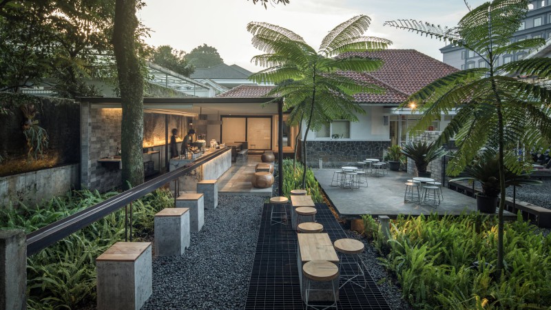 Kilogram 咖啡店，印度尼西亚， Pranala Associates