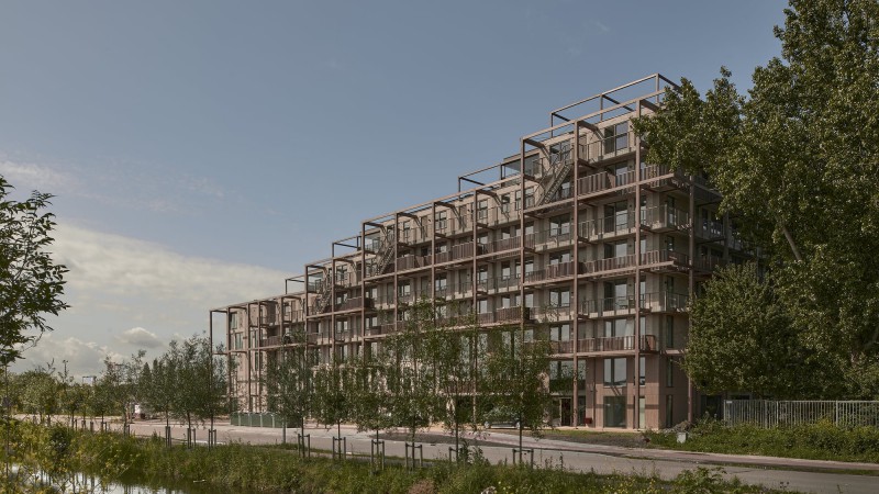 Leyhof 公寓，荷兰， Studio Ard Hoksbergen + Workshop Architecten