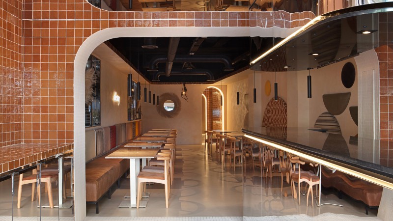 Chido Santa Engracia 餐厅，马德里，MOCA estudio