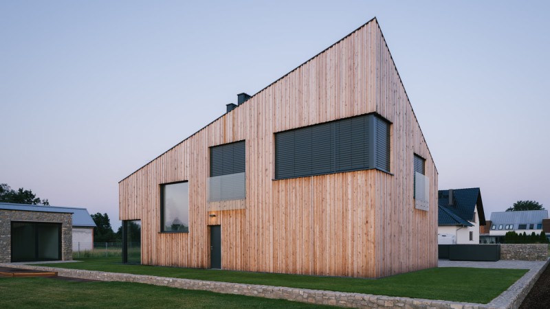 草地上的房子 ，波兰， Staruń Wanik Architects