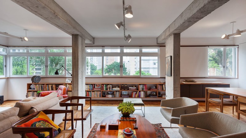 MF 公寓 ，巴西， Firma Arquitetura + Bruno Kim Arquitetura