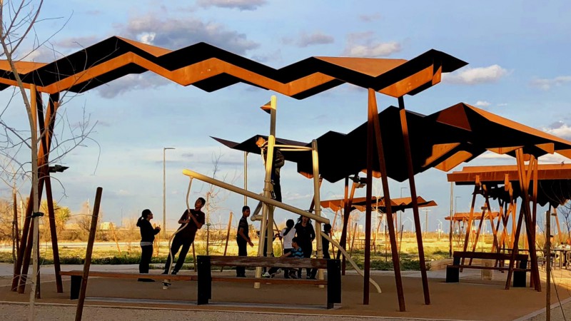 Pecos County 安全休息区，美国，Richter Architects