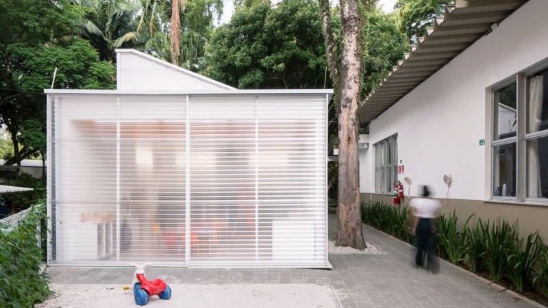 Pinheiros 俱乐部学校，巴西， Oficina Aberta + Firma Arquitetura