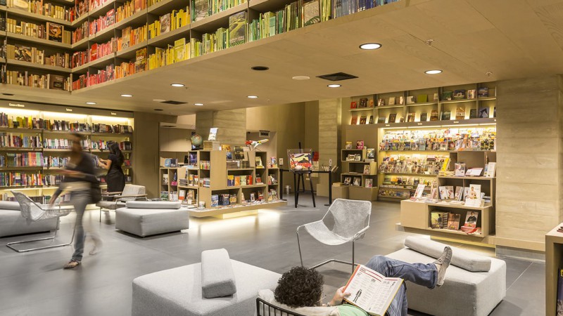 Saraiva 书店 ，巴西， Studio Arthur Casas