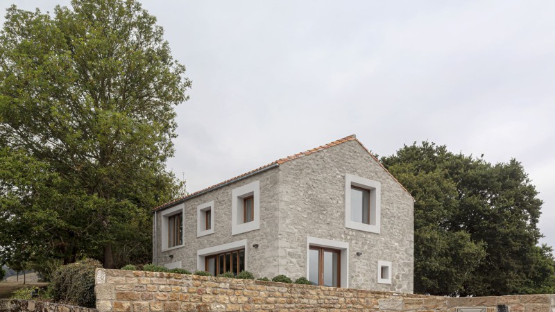 灰色住宅 ，西班牙， Jesús Vassallo