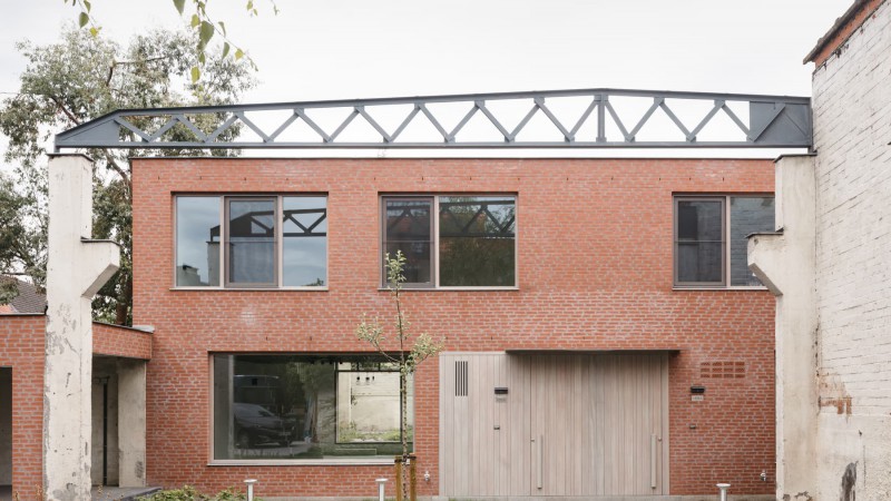 IN Between House ，比利时， Atelier Janda Vanderghote