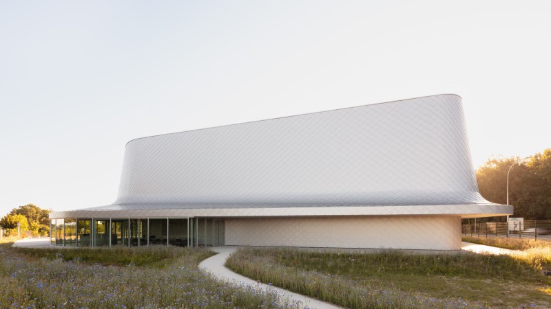 La Chesnaie 体育馆 ，法国， Bohuon Bertic Architectes