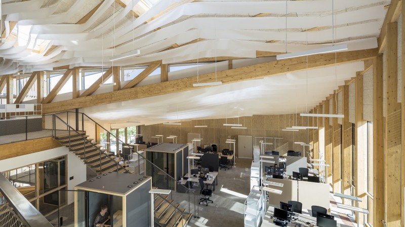 Office National des Forêts 总部，法国， Vincent Lavergne Architecture Urbanisme + Atelier WOA
