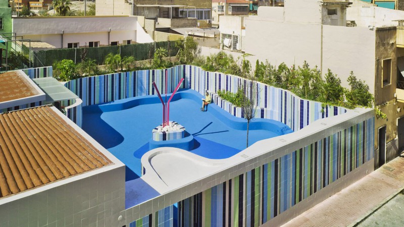 剪影花园 ，西班牙， Esculpir el Aire