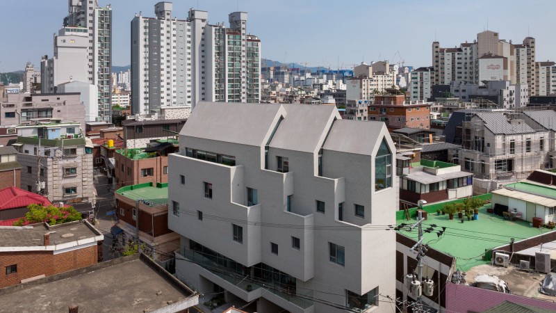 T 型屋顶商住楼 ，韩国，SOSU Architects