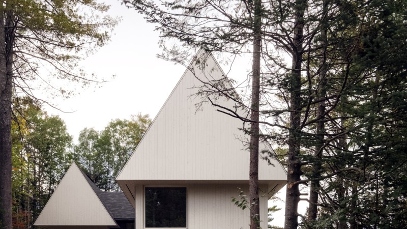 Nid d'aigle 之家，加拿大， mainstudio architecture