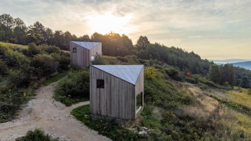 u Gai 小型度假屋 ，波兰， SAN Architektura