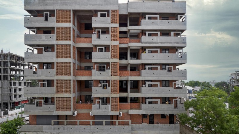 Badade Nagar 住宅公寓 ，印度， Studio Frozen Music