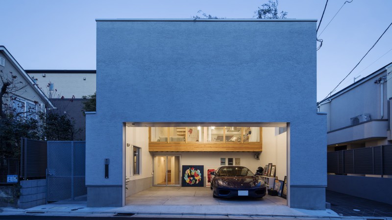 Garage Hall 之家，日本，Tsukagoshi Miyashita Sekkei + Keitarchi