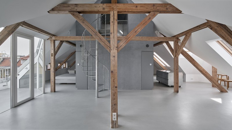 Gliwice 阁楼改造 ，波兰， Dyrda Fikus Architekci