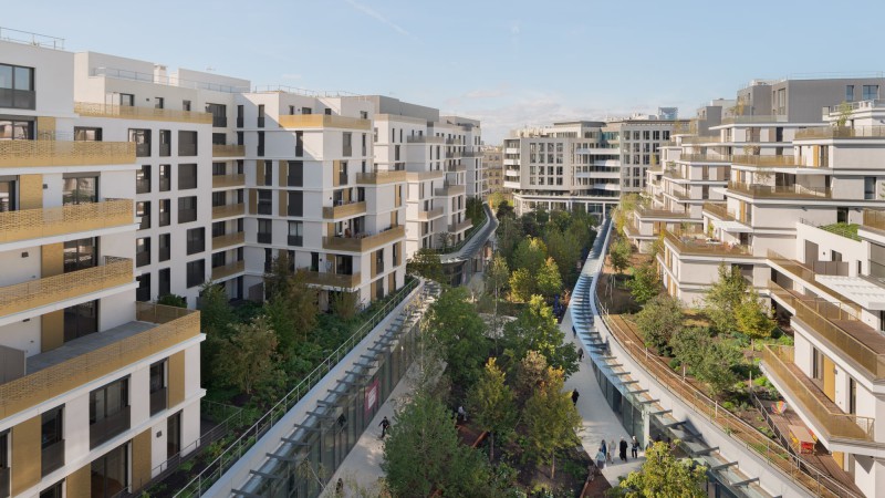 Issy Coeur de Ville 公寓 ，法国， Valode & Pistre