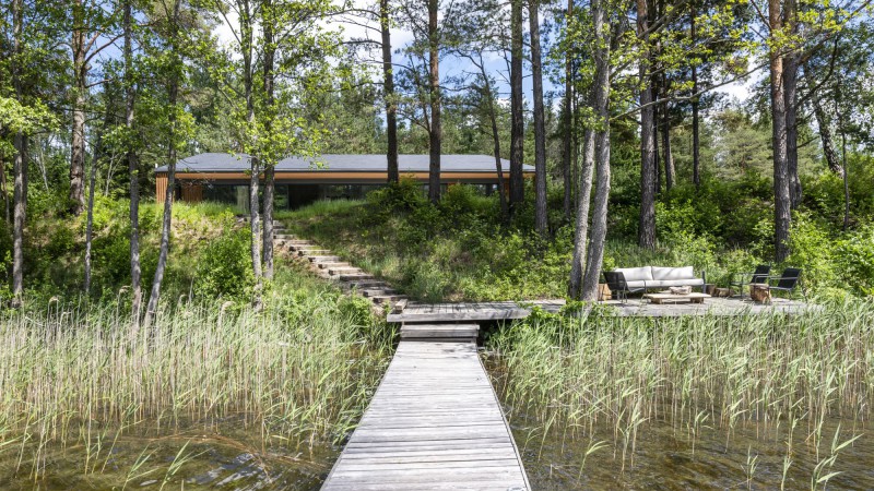 湖边别墅 ，立陶宛， Devyni Architektai