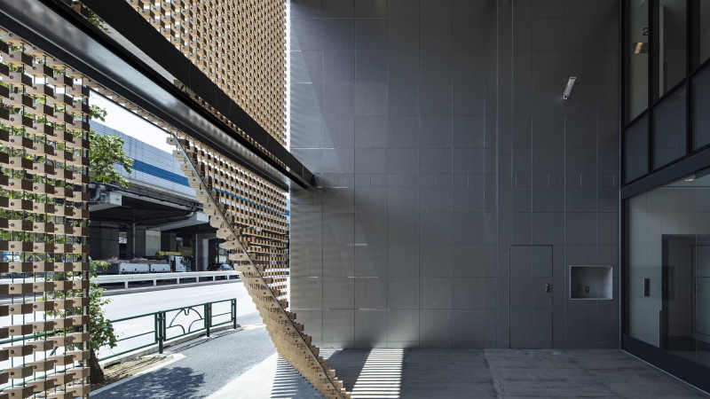 Lumber Curtain in Minami Azabu ，日本， Tsukagoshi Miyashita Sekkei
