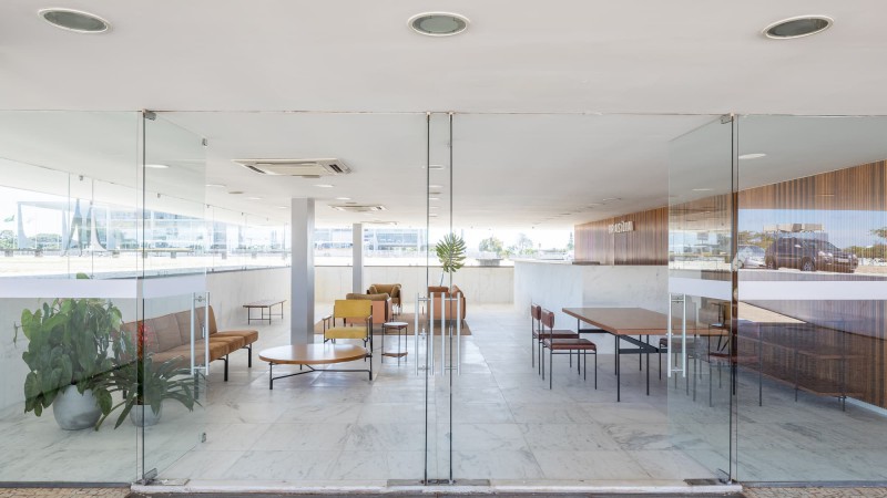 Oscar Niemeyer 茶馆改造 ，巴西， Bloco Arquitetos + Equipe Lamas