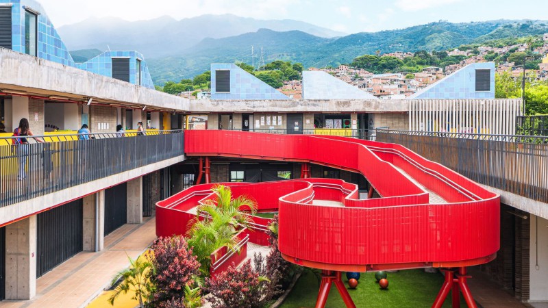 Cuna de Campeones 儿童发展中心 ，哥伦比亚， Espacio Colectivo Arquitectos