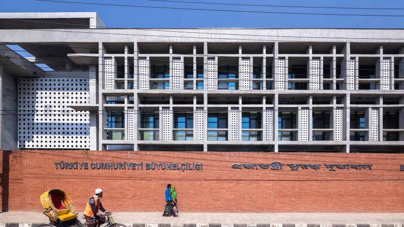 土耳其共和国驻达卡大使馆 ，孟加拉， Uygur Architects