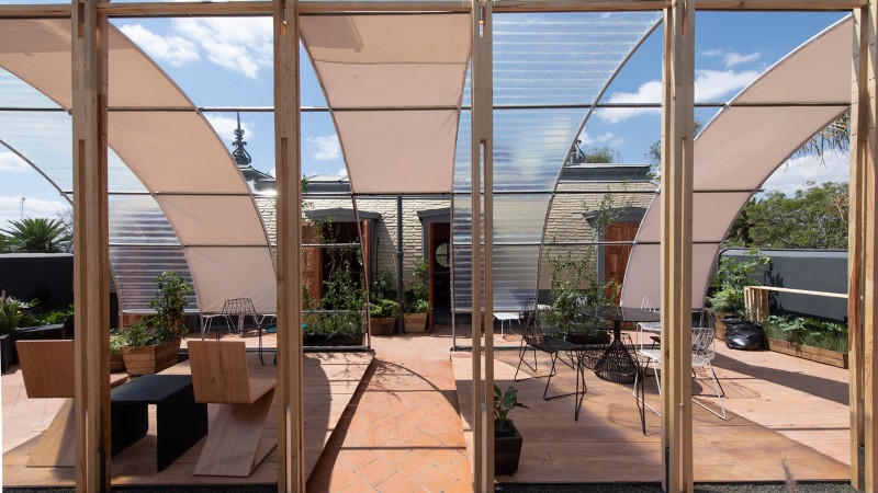 Giacopello 展馆 ，墨西哥， HDA: Hector Delmar Arquitectura + taller paralelo