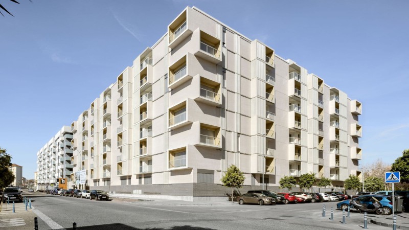 Habitat Seville Este 集体住房 ，西班牙， SV60 Arquitectos